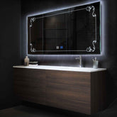 Espejo LED Rectangular | Botones táctiles | Función antivaho | Luz blanca fría - Reyze Seria Good Vibes Model 5